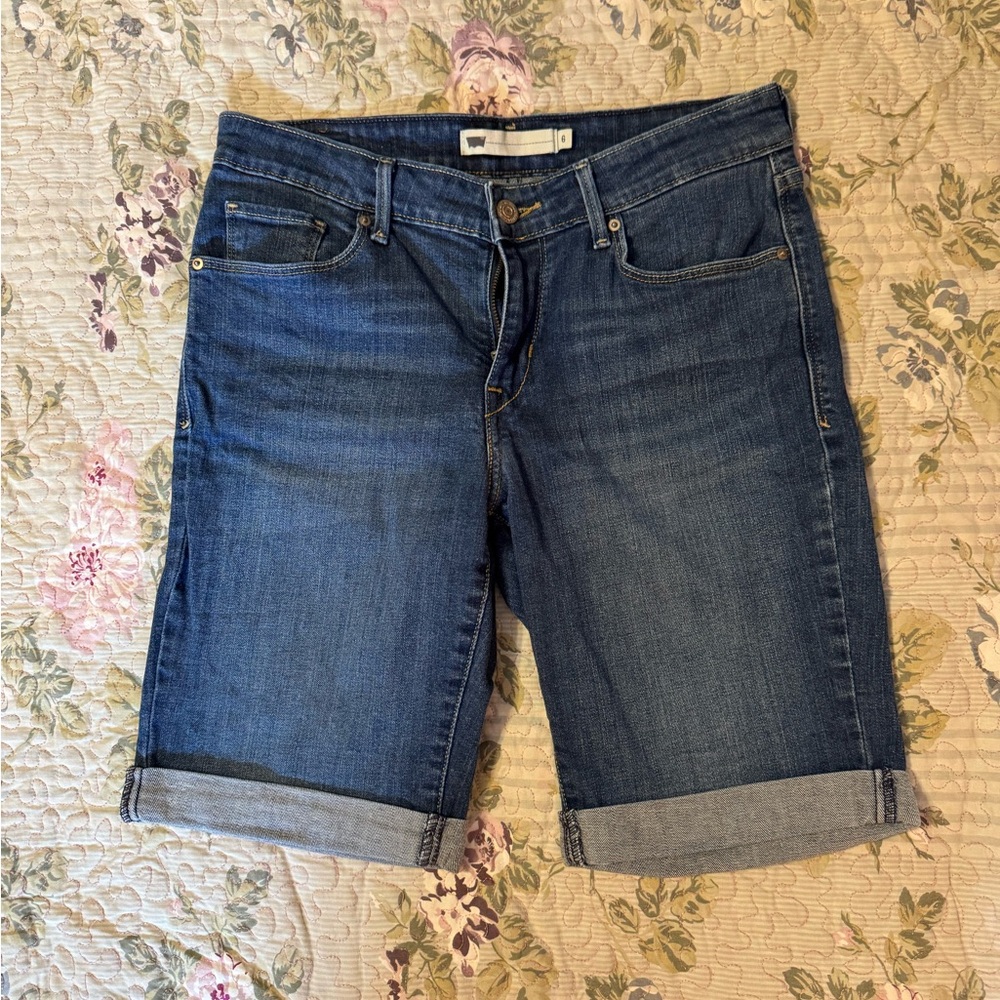 Levi’s Blue Denim Shorts